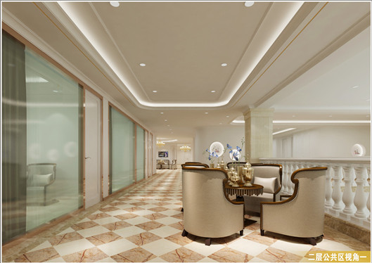 武漢壹加壹整形二樓休息區(qū)