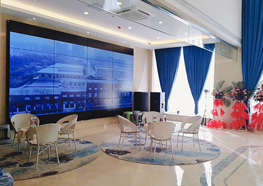 山東淄博壹美整形休息區(qū)大廳