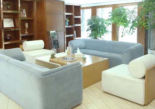 南京韓辰美容醫(yī)院溫馨舒適的休息區(qū)